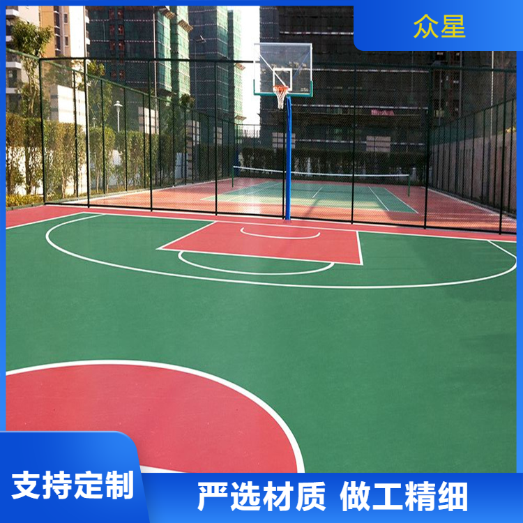 葫芦岛市塑胶跑道篮球场硅PU - 价格